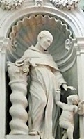 Statue av Jakob fra 1600-tallet i kirken Santa Maria di Belvedere i Città di Castello